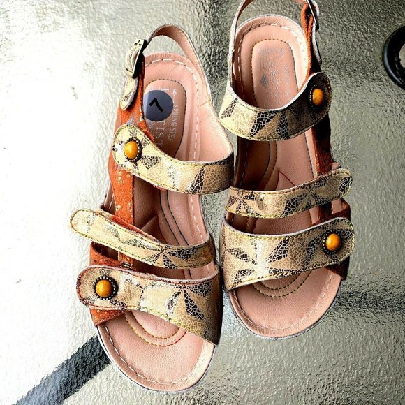 Spring Step L'ARTISTE Leather Sandals US 7 - Picture 4 of 8